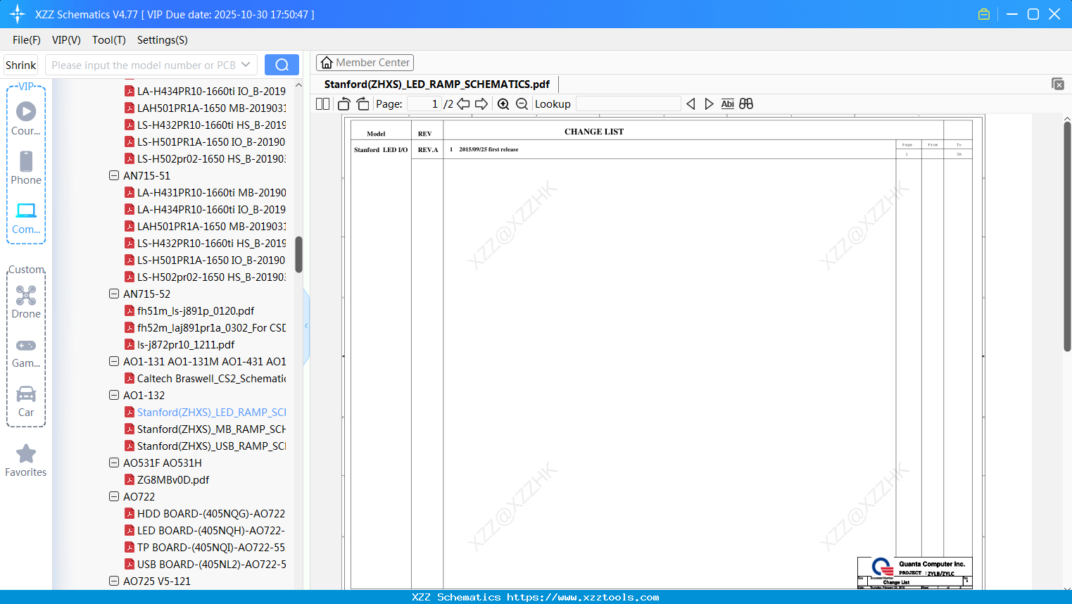 Laptop ACER Stanford(ZHXS)_LED_RAMP_SCHEMATICS